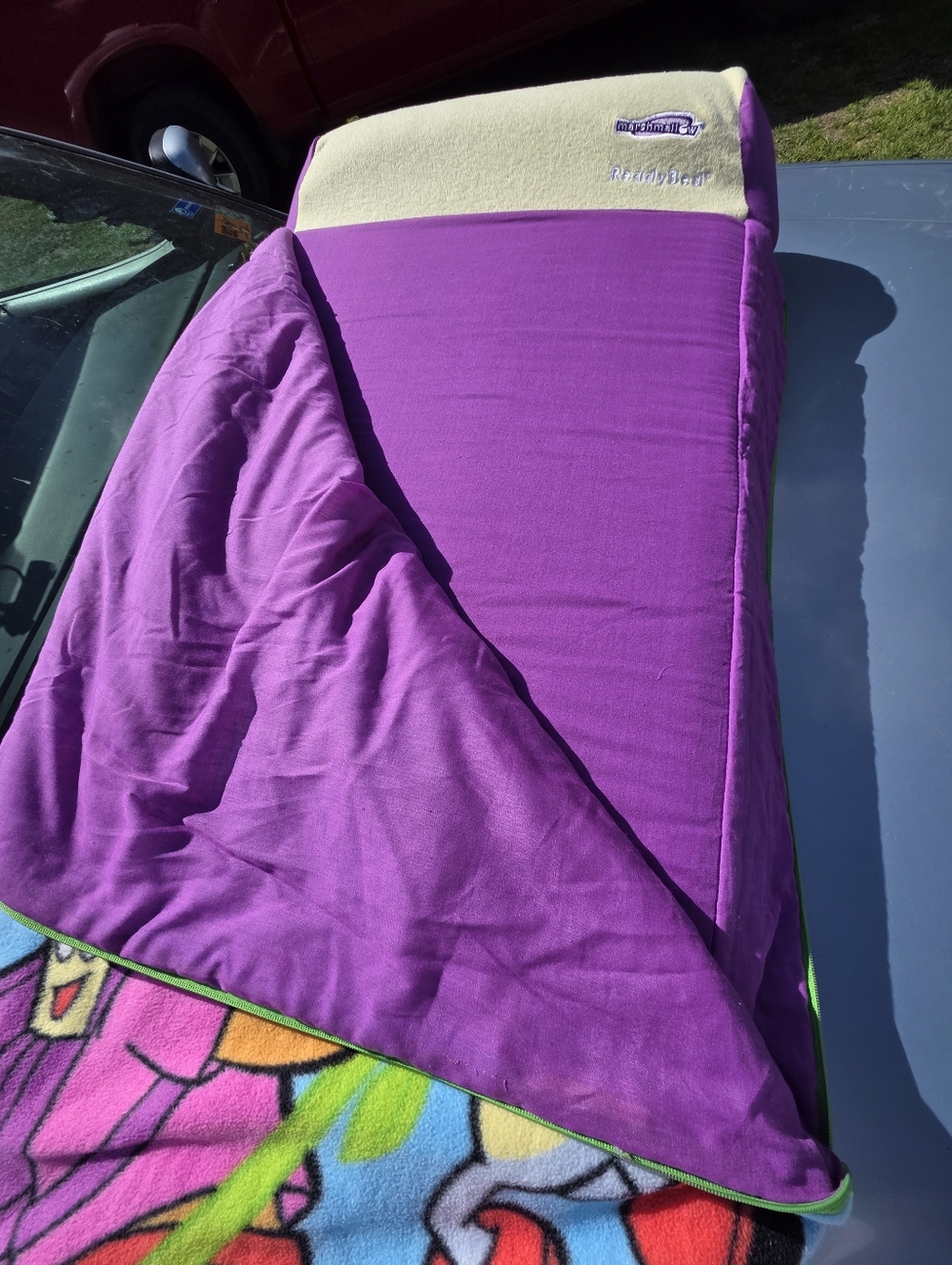 Vintage 2004 Dora the Explorer Marshmallow Ready Bed Sleeping Bag INFLATABLE - Picture 8 of 11